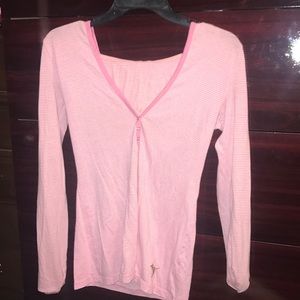 COPY - Pink vintage long sleeve hoodie by Victoria Secret